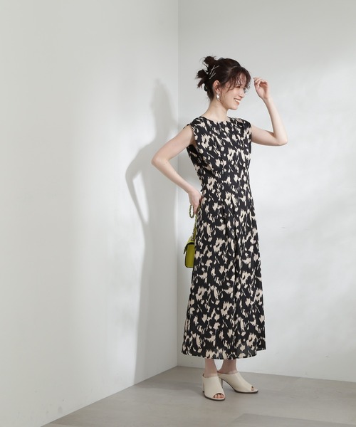 N.（N. Natural Beauty Basic）（エヌエヌナチュラルビューティーベーシック）の「【S Size Line】◆プリントバックレースワンピース（ワンピース・レディース・ブラック系その他/ブラウン系その他/ドット・SMALL/MEDIUM）」の8枚目の写真