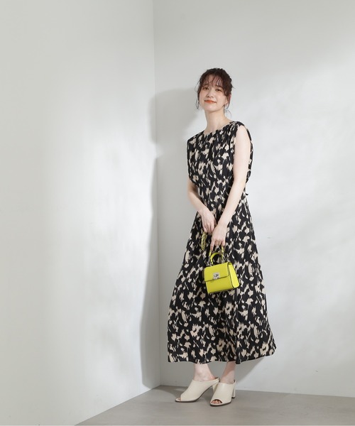 N.（N. Natural Beauty Basic）（エヌエヌナチュラルビューティーベーシック）の「【S Size Line】◆プリントバックレースワンピース（ワンピース・レディース・ブラック系その他/ブラウン系その他/ドット・SMALL/MEDIUM）」の9枚目の写真