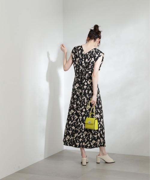 N.（N. Natural Beauty Basic）（エヌエヌナチュラルビューティーベーシック）の「【S Size Line】◆プリントバックレースワンピース（ワンピース・レディース・ブラック系その他/ブラウン系その他/ドット・SMALL/MEDIUM）」の10枚目の写真