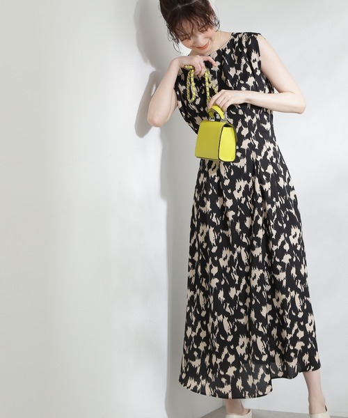 N.（N. Natural Beauty Basic）（エヌエヌナチュラルビューティーベーシック）の「【S Size Line】◆プリントバックレースワンピース（ワンピース・レディース・ブラック系その他/ブラウン系その他/ドット・SMALL/MEDIUM）」の11枚目の写真