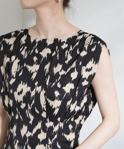 N.（N. Natural Beauty Basic）（エヌエヌナチュラルビューティーベーシック）の「【S Size Line】◆プリントバックレースワンピース（ワンピース・レディース・ブラック系その他/ブラウン系その他/ドット・SMALL/MEDIUM）」の15枚目の写真