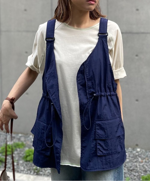 しむなか　ナイロンポケットvest Amazon.co.jp: ベスト メンズ 夏 作業用ナイロンベスト