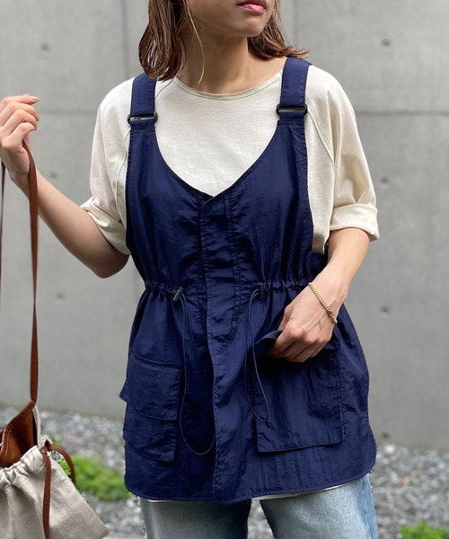 mi via loca（ミヴィアロカ）の「ドロスト ナイロンフィッシングベスト