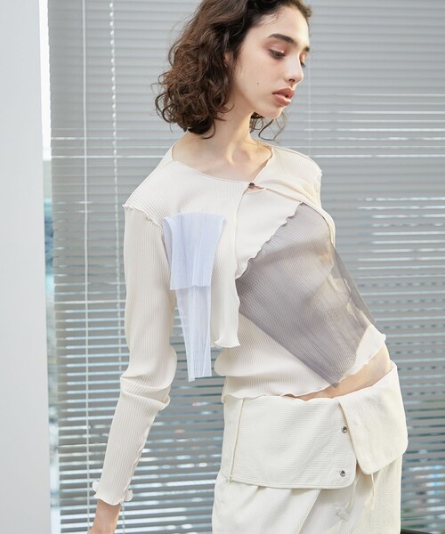 kotohayokozawa 別注シースルートップス kotohayokozawa(コトハヨコザワ)】別注シースルーキャミソール