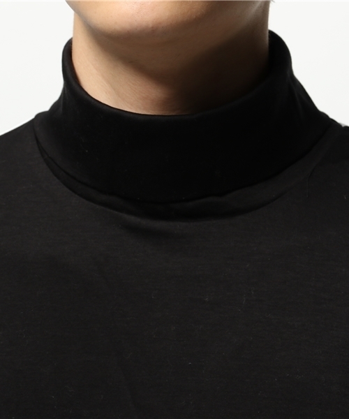 NO ID.（ノーアイディ）の「CリヨセルスムースT/N-ロンT（Tシャツ/カットソー・メンズ・ブラック×ホワイト/ブラック/ホワイト×ブラック・2/1）」の8枚目の写真