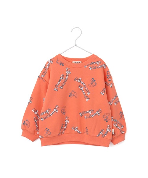 MAKE YOUR DAY（メイクユアデイ）の「WEB限定いろんな柄裏毛トレーナー■150.160cm（スウェット・キッズ・アイボリー/イエロー/ライトグレー/グレー/ピンク/ネイビー/オレンジ/ブラック・150/160）」の8枚目の写真