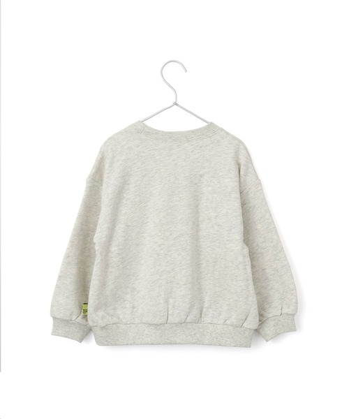 MAKE YOUR DAY（メイクユアデイ）の「WEB限定いろんな柄裏毛トレーナー■150.160cm（スウェット・キッズ・アイボリー/イエロー/ライトグレー/グレー/ピンク/ネイビー/オレンジ/ブラック・150/160）」の11枚目の写真