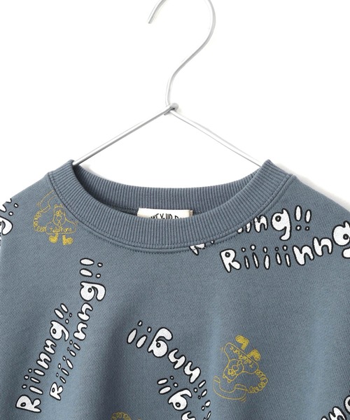 MAKE YOUR DAY（メイクユアデイ）の「WEB限定いろんな柄裏毛トレーナー■150.160cm（スウェット・キッズ・アイボリー/イエロー/ライトグレー/グレー/ピンク/ネイビー/オレンジ/ブラック・150/160）」の17枚目の写真