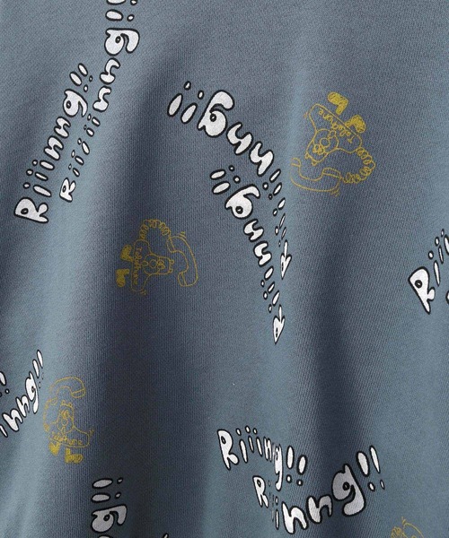 MAKE YOUR DAY（メイクユアデイ）の「WEB限定いろんな柄裏毛トレーナー■150.160cm（スウェット・キッズ・アイボリー/イエロー/ライトグレー/グレー/ピンク/ネイビー/オレンジ/ブラック・150/160）」の21枚目の写真