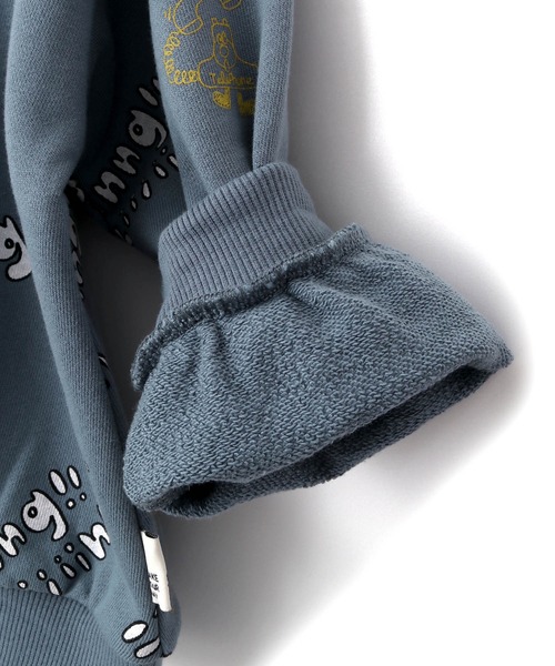 MAKE YOUR DAY（メイクユアデイ）の「WEB限定いろんな柄裏毛トレーナー■150.160cm（スウェット・キッズ・アイボリー/イエロー/ライトグレー/グレー/ピンク/ネイビー/オレンジ/ブラック・150/160）」の19枚目の写真