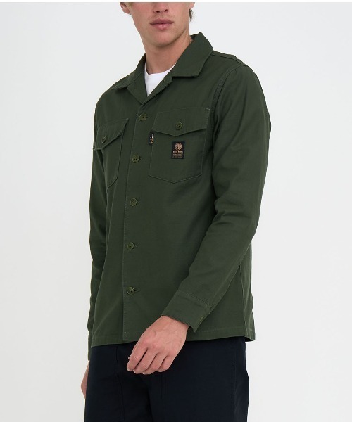DEUS EX MACHINA(デウスエクスマキナ)の「MONTY CORDURA OVERSHIRT(シャツ/ブラウス・メンズ・ブラック/オリーブ・LARGE/MEDIUM/SMALL)」の4枚目の写真