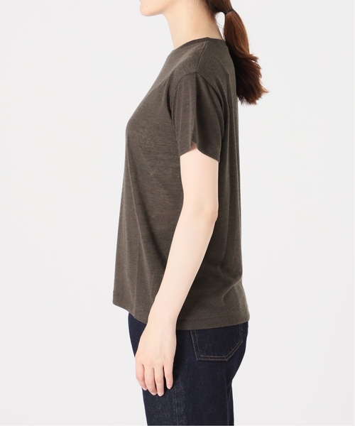 SLOBE IENA - ☆スローブイエナ☆新品タグ付☆スラブ天竺5分袖TEE☆2023SS☆完売☆ SLOBE IENA（スローブイエナ）の「スラブ天竺5分袖TEE（Tシャツ