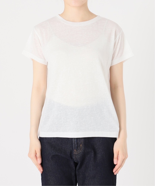 SLOBE IENA - ☆スローブイエナ☆新品タグ付☆スラブ天竺5分袖TEE☆2023SS☆完売☆ SLOBE IENA（スローブイエナ）の「スラブ天竺5分袖TEE（Tシャツ