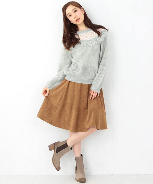 Carolina glaser フリンジニット/セーター　人気✨ CAROLINA GLASER（カロリナ グレイサー）の「CAROLINA GLASER