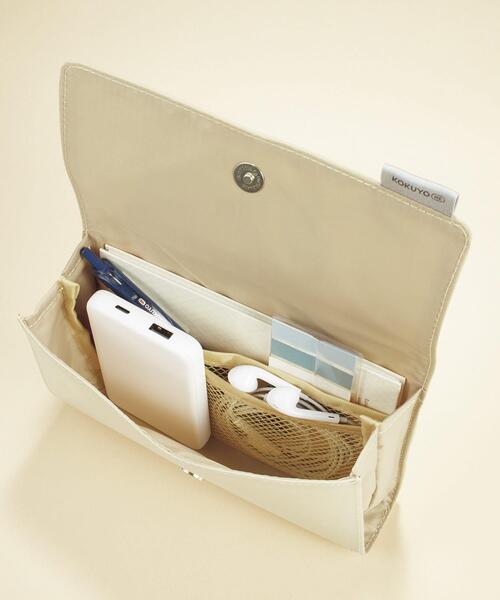 URBAN RESEARCH DOORS（アーバンリサーチドアーズ）の「KOKUYO ME×commpost　マルチポーチ（その他雑貨・レディース・ホワイト系その他/ブラウン・ONE）」の17枚目の写真