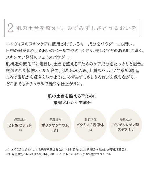 ETVOS（エトヴォス）の「ミネラルリフレクティングスキンパウダー（フェイスパウダー・レディース・#ルーセントエクリュ/#ラスターライラック・FREE）」の14枚目の写真