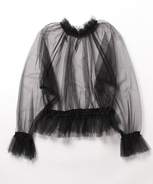 Narcissus（ナルシス）の「【SINN】Narcissusオリジナル  チュールフリルブラウス（シャツ/ブラウス・レディース・レッド/ブラック・FREE）」の17枚目の写真