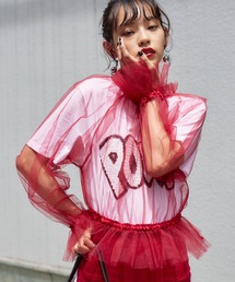 Narcissus | 【SINN】Narcissusオリジナル  チュールフリルブラウス(シャツ/ブラウス)