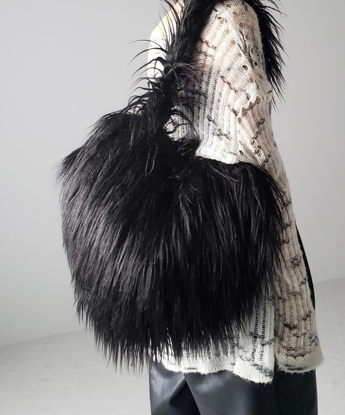 ショルダーバッグ heart fur shoulder bag ショルダーバッグ heart fur shoulder bag HEART FUR SHOULDER