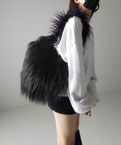 ショルダーバッグ heart fur shoulder bag ショルダーバッグ heart fur shoulder bag HEART FUR SHOULDER