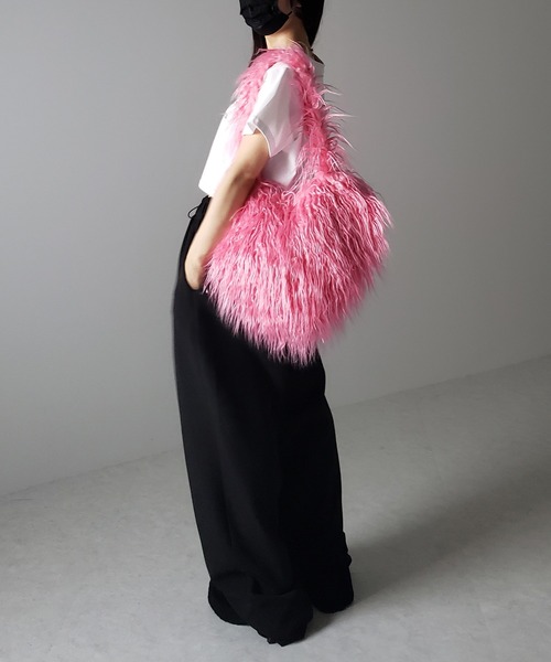 ショルダーバッグ heart fur shoulder bag HEART FUR SHOULDER BAG | OTO GIRLS ONLINE SHOP