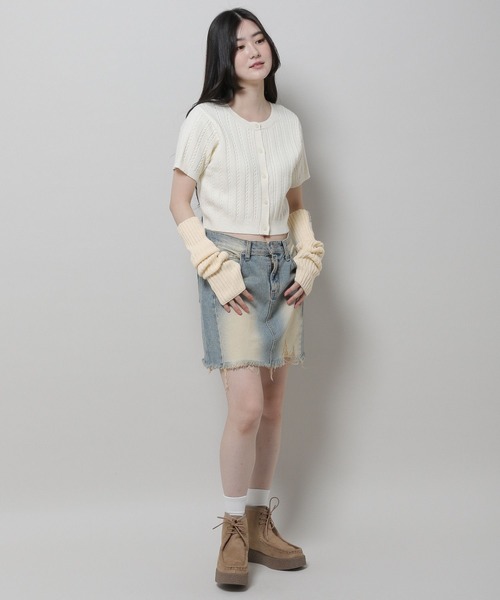 ALAND（エーランド）の「【UNISEX】ALAND／アームウォーマー 2974233（アームカバー・レディース・ブラック/ホワイト・FREE）」の13枚目の写真