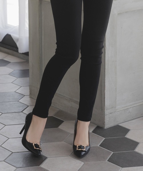 Julia Boutique(ジュリアブティック)の「3連ボタンハイウエストスキニーパンツ/23531(その他パンツ・レディース・ブラック・L/M/S)」の6枚目の写真