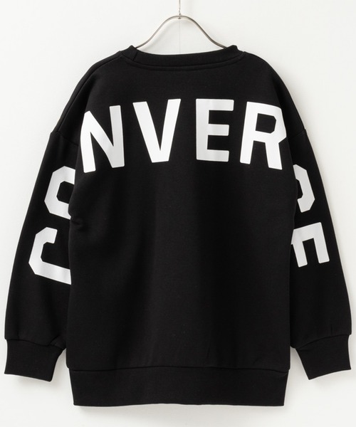 蓮クラネ コンバース トウキョウ コラボ 裏起毛 オーバーサイズスウェット CONVERSE トレーナー スウェット CONVERSE/コンバース オーバー
