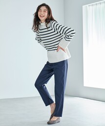 【ストレッチ/ガードル効果/裏起毛/ウエストゴム】大人の7daysウォームタッチパンツ