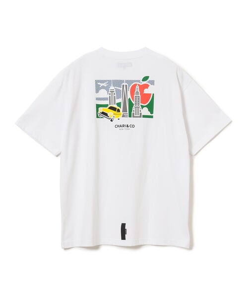 CHARI&CO（チャリアンドコー）の「CHARI&CO / KJI SKYLINE TEE（Tシャツ/カットソー・メンズ・ホワイト/ブラック・L/S/M/XL）」の5枚目の写真