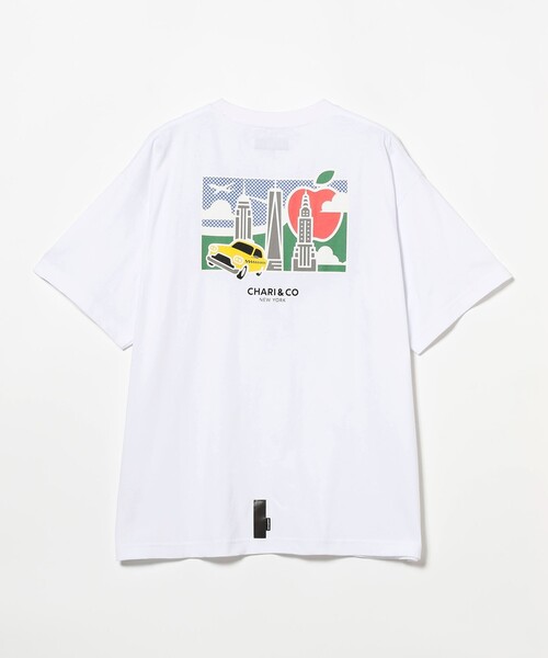 CHARI&CO（チャリアンドコー）の「CHARI&CO / KJI SKYLINE TEE（Tシャツ/カットソー・メンズ・ホワイト/ブラック・L/S/M/XL）」の18枚目の写真