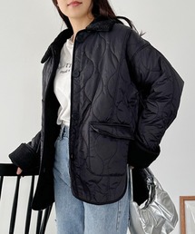 【完売品】HeRIN.CYE キルティング ブルゾン ブラック ブルゾン（ブラック/黒色系・キルティング）ファッション通販