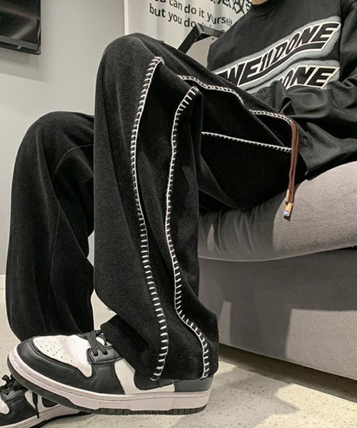 Ressaca（レサーカ）の「ハンドステッチ コーデュロイワイドイージーパンツ（その他パンツ・メンズ・オフホワイト/ブラウン/ブラック・XL/M/L）」の20枚目の写真