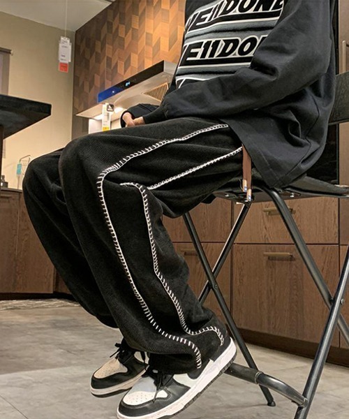 Ressaca（レサーカ）の「ハンドステッチ コーデュロイワイドイージーパンツ（その他パンツ・メンズ・オフホワイト/ブラウン/ブラック・XL/M/L）」の15枚目の写真