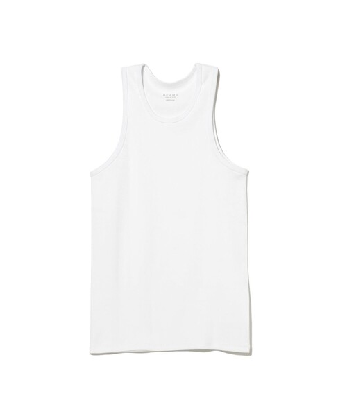 BEAMS(ビームス)の「BEAMS / リブ タンクトップ(タンクトップ・メンズ・ブラック/ホワイト・LARGE/MEDIUM/SMALL)」の3枚目の写真