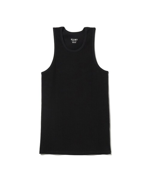 BEAMS(ビームス)の「BEAMS / リブ タンクトップ(タンクトップ・メンズ・ブラック/ホワイト・LARGE/MEDIUM/SMALL)」の8枚目の写真