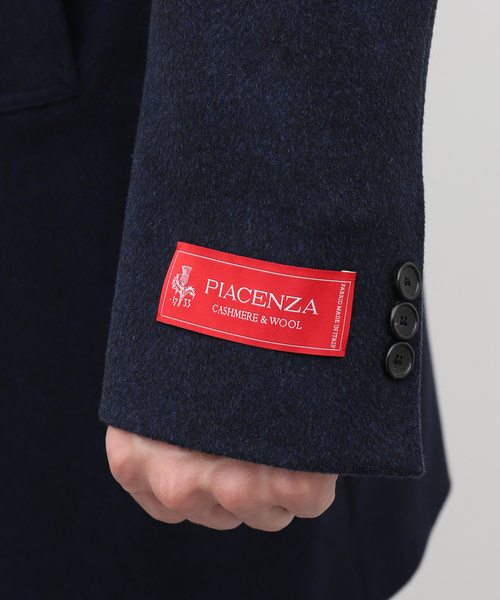 PIACENZA（ピアチェンツァ）の「【PIACENZA / ピアチェンツァ】ウール/カシミヤ ダブル チェスターコート（チェスターコート・メンズ・ネイビー・44/42/46/50/48）」の10枚目の写真
