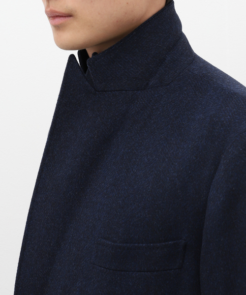 PIACENZA（ピアチェンツァ）の「【PIACENZA / ピアチェンツァ】ウール/カシミヤ ダブル チェスターコート（チェスターコート・メンズ・ネイビー・44/42/46/50/48）」の14枚目の写真