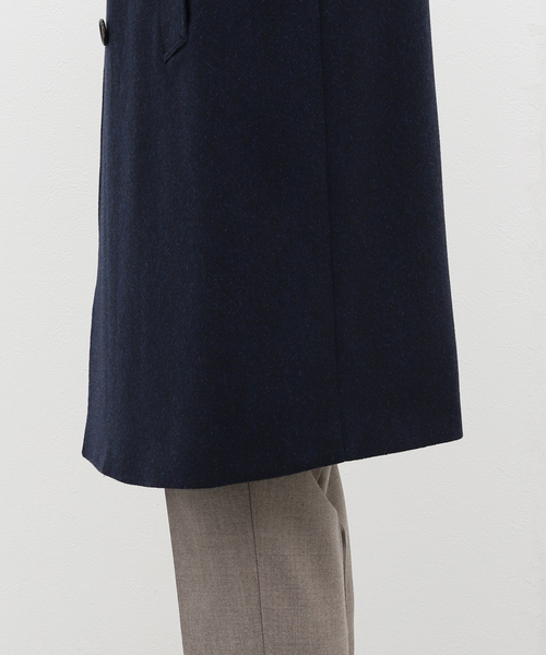 PIACENZA（ピアチェンツァ）の「【PIACENZA / ピアチェンツァ】ウール/カシミヤ ダブル チェスターコート（チェスターコート・メンズ・ネイビー・44/42/46/50/48）」の15枚目の写真