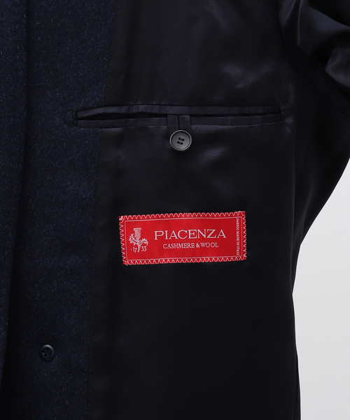 PIACENZA（ピアチェンツァ）の「【PIACENZA / ピアチェンツァ】ウール/カシミヤ ダブル チェスターコート（チェスターコート・メンズ・ネイビー・44/42/46/50/48）」の19枚目の写真