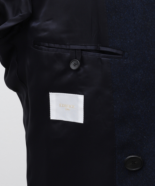 PIACENZA（ピアチェンツァ）の「【PIACENZA / ピアチェンツァ】ウール/カシミヤ ダブル チェスターコート（チェスターコート・メンズ・ネイビー・44/42/46/50/48）」の20枚目の写真