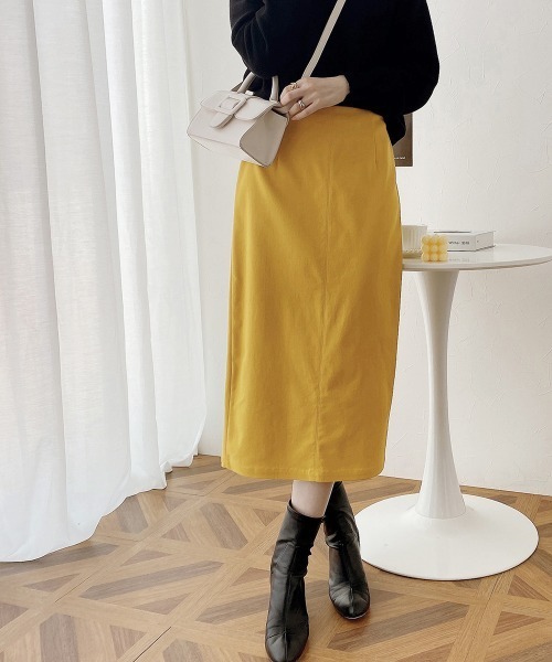 セール】やわらかストレッチ素材 動けるタイトスカート（スカート