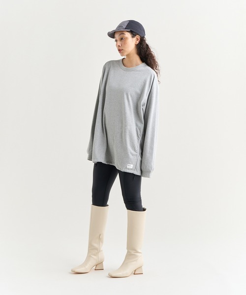 nagonstans ロングスリーブカットソー オーバーサイズ ECO HYBRID OVERSIZED L/S TEE / エコハイブリッド オーバー