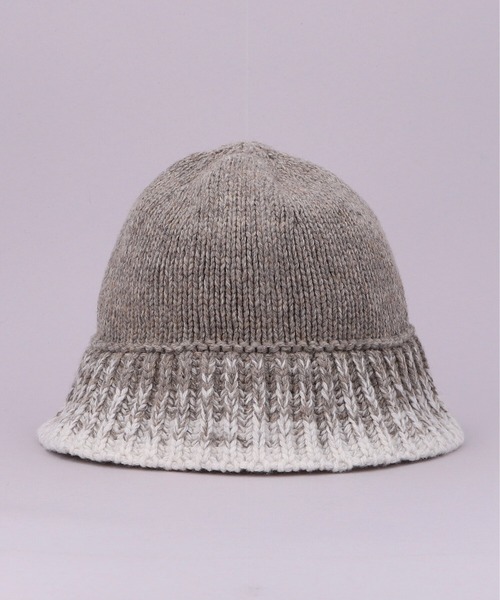 CA4LA（カシラ）の「GRADATION KNIT HAT 2（ハット・レディース・ベージュ/グレー/ブラック・ONESIZE）」の4枚目の写真