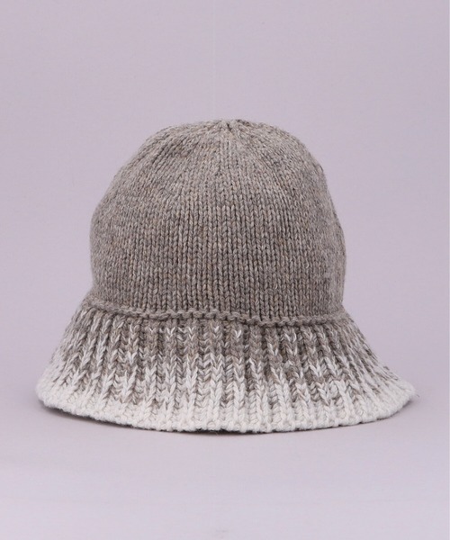 CA4LA（カシラ）の「GRADATION KNIT HAT 2（ハット・レディース・ベージュ/グレー/ブラック・ONESIZE）」の5枚目の写真