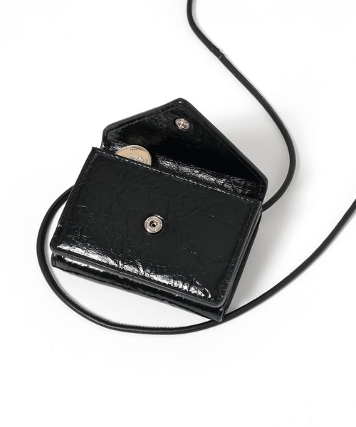 HEREIAM（ヘレイアム）の「【HEREIAM】ショルダーパース（財布・レディース・ライトベージュ/その他9/ブラック・FREE）」の15枚目の写真