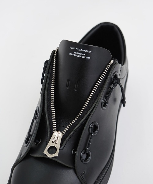 foot the coacher(フットザコーチャー)の「【foot the coacher / フットザコーチャー】別注 フロントジップダブルレース(スニーカー・メンズ・ホワイト/ブラック・8/9/10/7)」の21枚目の写真