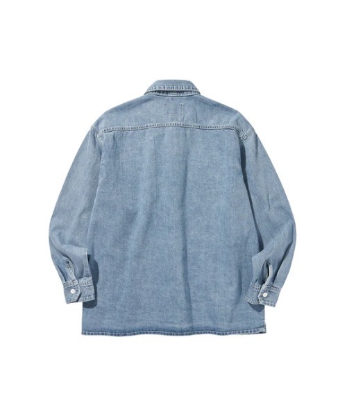 LIBERE（リベーレ）の「LF WORK SHIRT（シャツ/ブラウス・メンズ・ブルー/オリーブ・LARGE/MEDIUM/SMALL）」の3枚目の写真