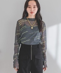 JEANASIS | バイアスロゴシアーLS TEE/104706(Tシャツ/カットソー)
