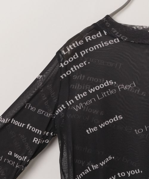 JEANASIS(ジーナシス)の「バイアスロゴシアーLS TEE/104706(Tシャツ/カットソー・レディース・ブラック系その他/グレー系その他/ホワイト系その他/レッド系その他・FREE)」の13枚目の写真